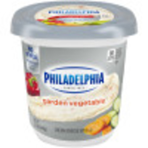 Philadelphia Garden Vegetable Cream Cheese Spread 15.5 oz Tub