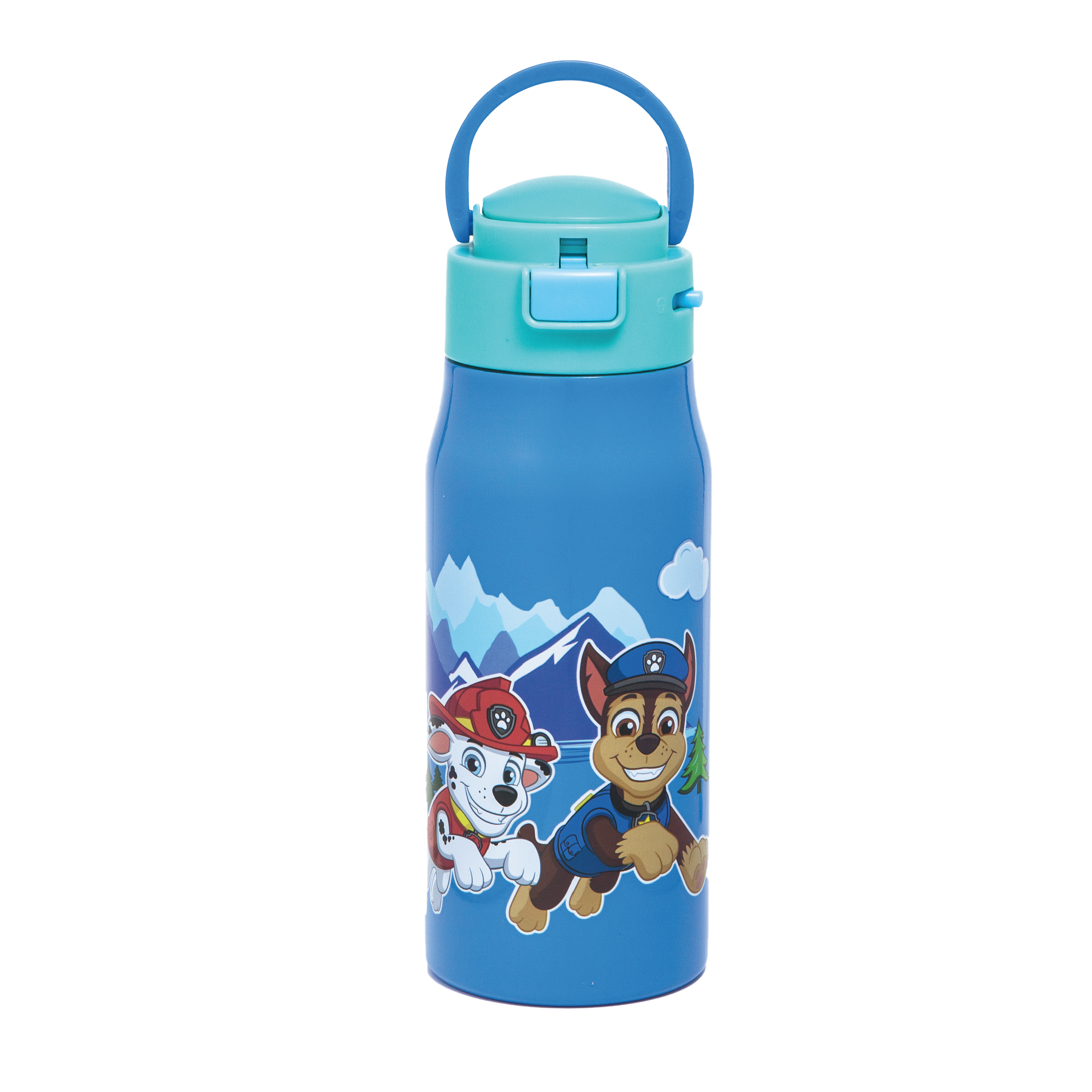 Paw Patrol 13.5 ounce Mesa Double Wall Insulated Stainless Steel Water Bottle, Chase and Marshall slideshow image 2