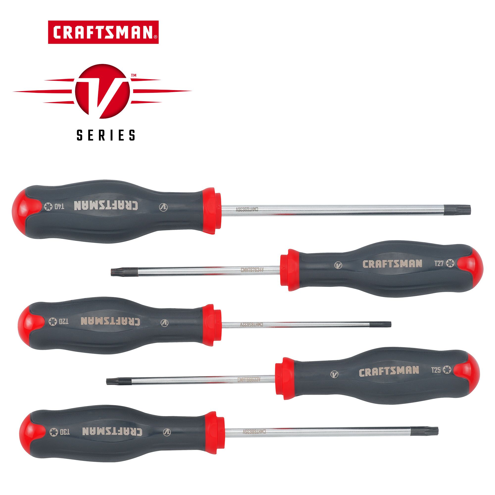 Graphic of CRAFTSMAN Screwdrivers: Set highlighting product features