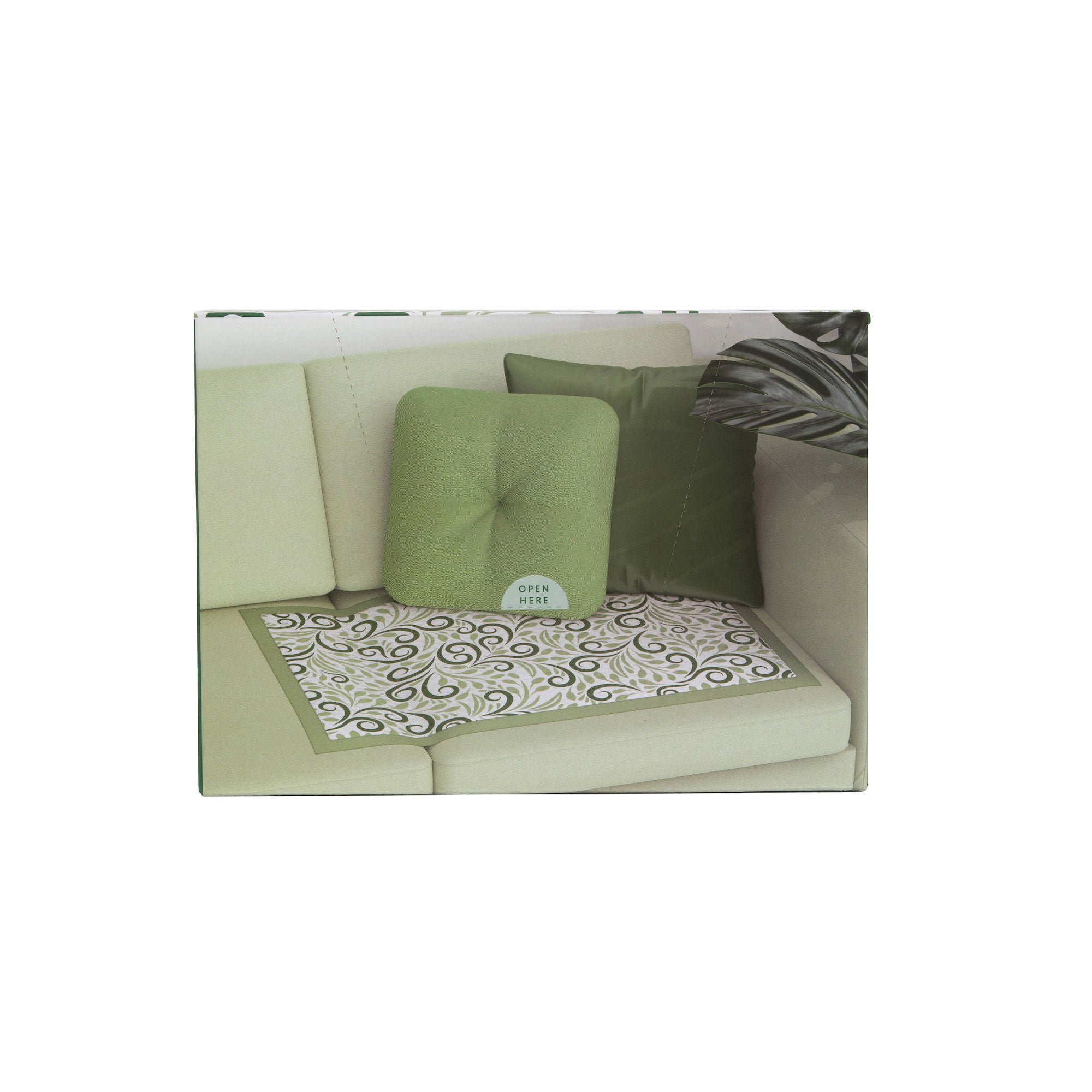 Boom Home Medical Flourish Ultra Absorbent Underpads, Sage Green