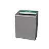 Rubbermaid Commercial, Configure, Compost, 45 gal, Metal, Gray, Rectangle, Receptacle