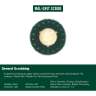 MSH813014P200, Malish, 14" Mal-Grit Scrub™ Scrub Brush w CP200, 0.22" Nylon, Green