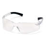 Impact, Pro-Guard 820 Series, Clear Classic Style Safety Glasses with Rubber Tips, Black/Clear
