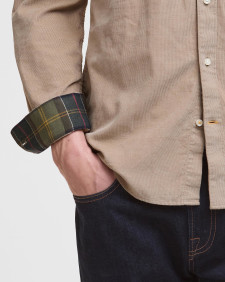 Camicia Ramsey taglio sartoriale Washed Stone