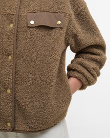 Mabel Fleece Military Brown
