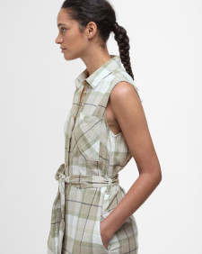 Agnes Midi Dress Rosemary Tartan
