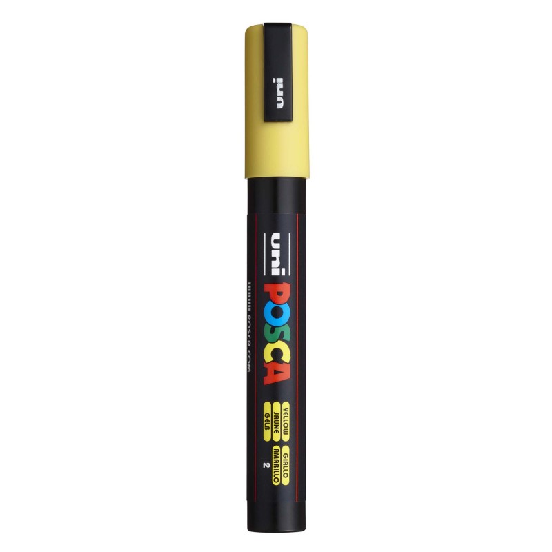 PC-5M Paint Markers, Medium Bullet Tip (1.8-2.5 mm), Yellow