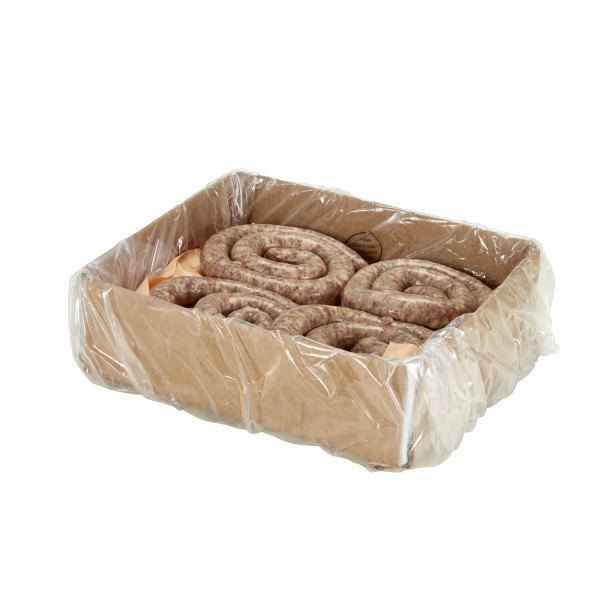 FONTANINI(r) Chivalini Sausage W/ Cheese, Raw, Natural Casing, Rope, 8 oz . C1CB - Front Center Inner Pack (Hi Res)