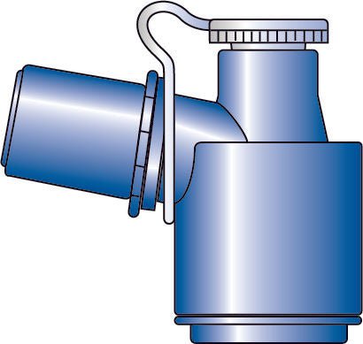 Diagnostic Adapter PORTEX® PEEP-KEEP™ Swivel Fiber Optic For Bronchoscope