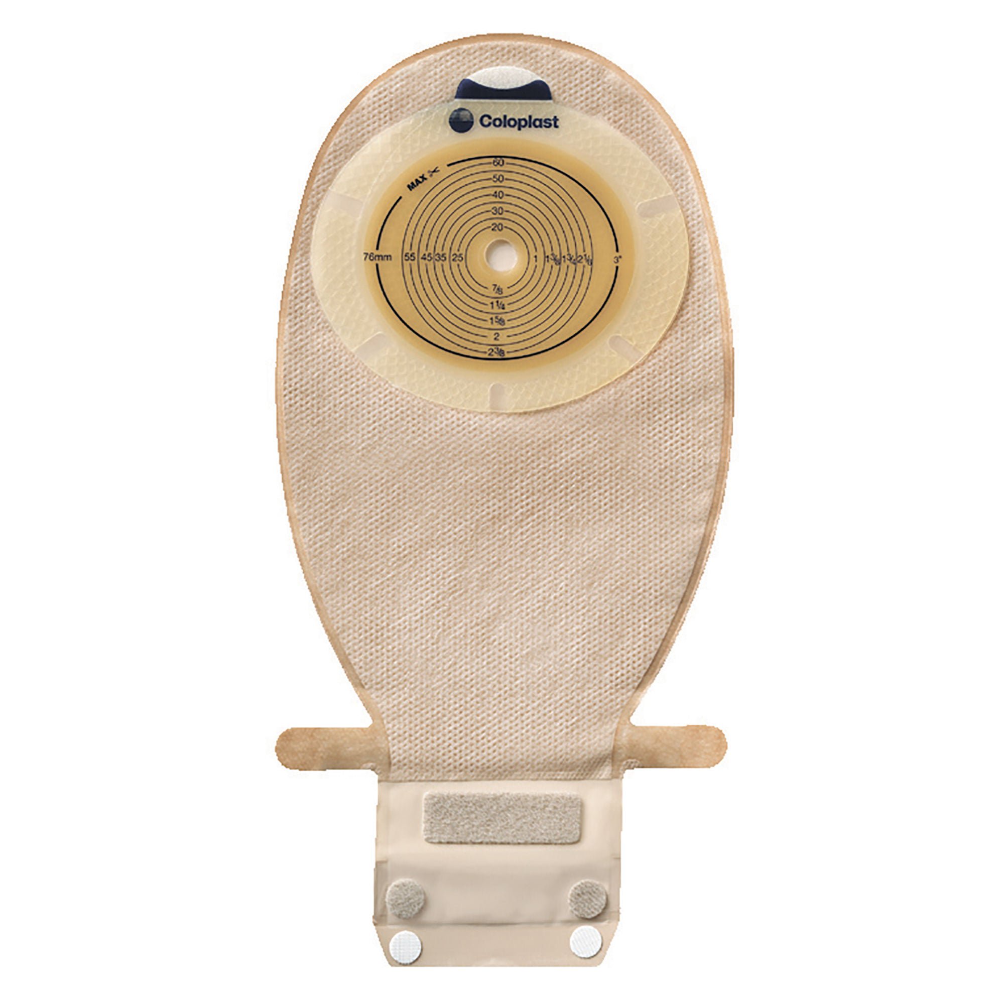 SenSura® Flat 1-Piece Opaque Ostomy Pouch, 25 mm Stoma