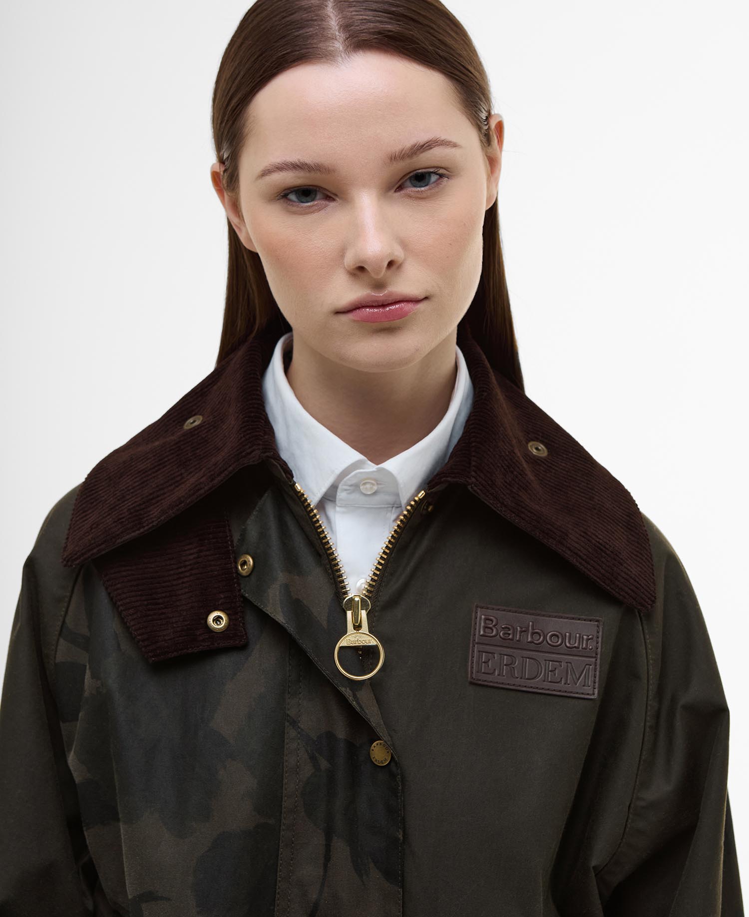 Barbour x ERDEM Wachsjacke Beauflower image number 3