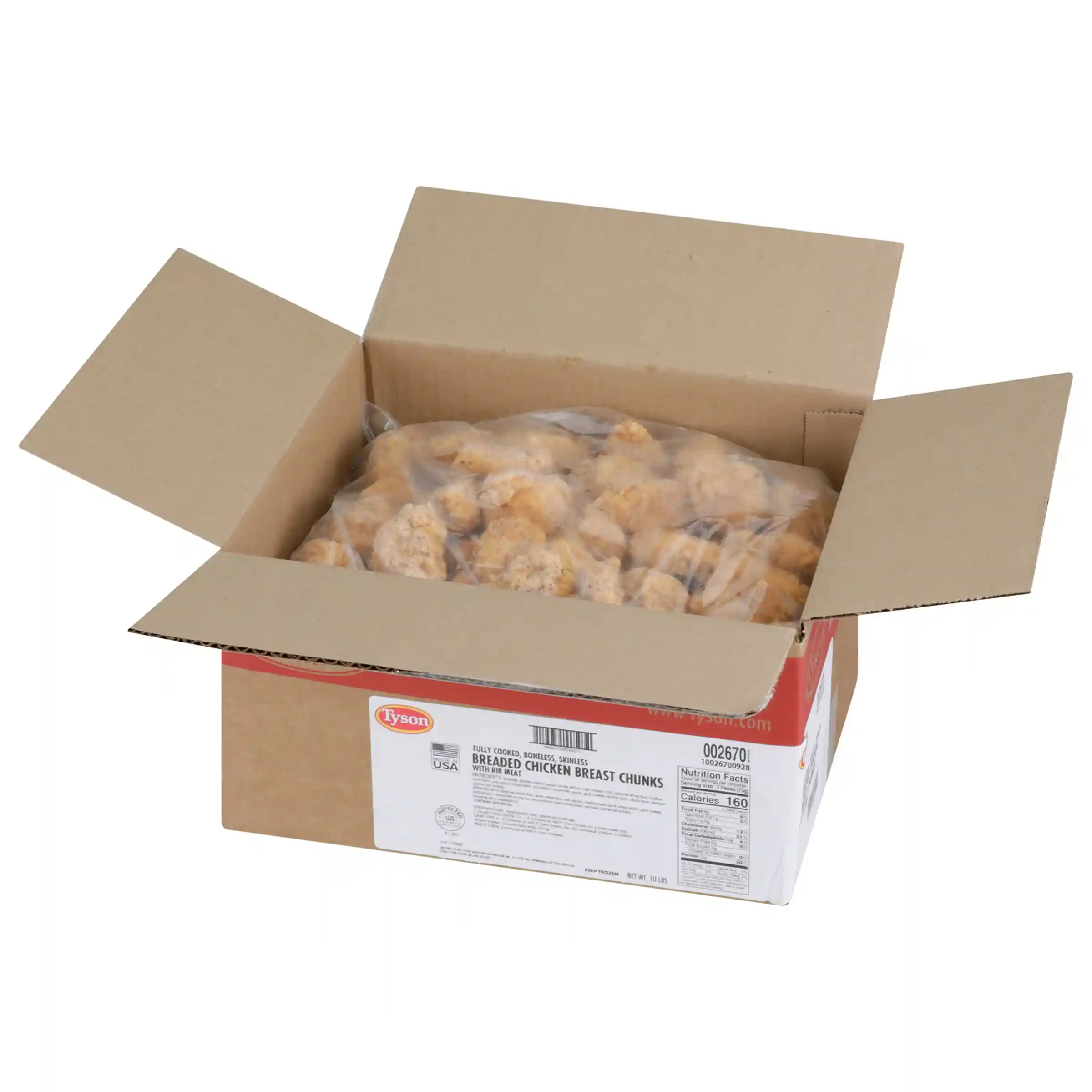 Tyson® Fully Cooked Breaded Chicken Breast Chunks_image_31
