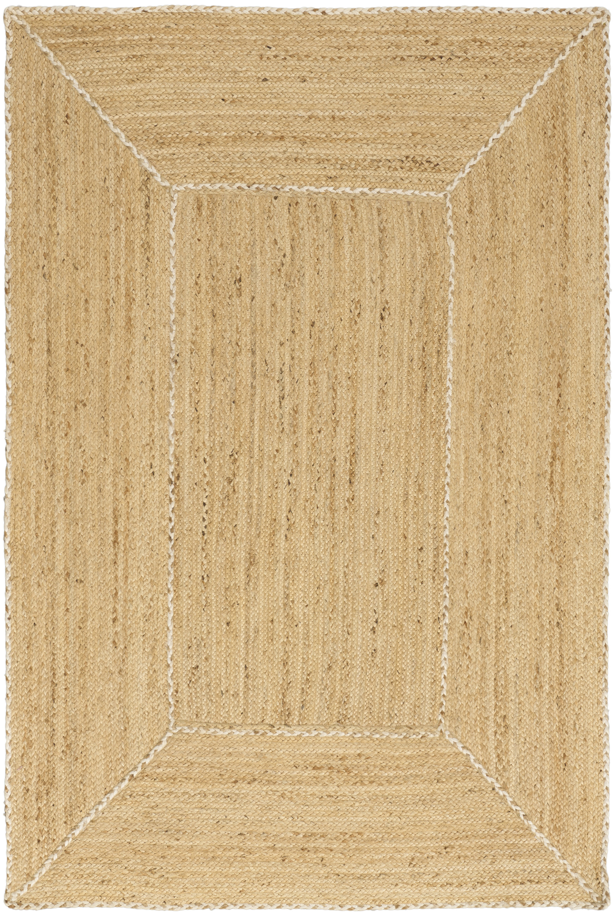 Nourison Terrazzo Jute 4' x 6' Natural Farmhouse Indoor Rug