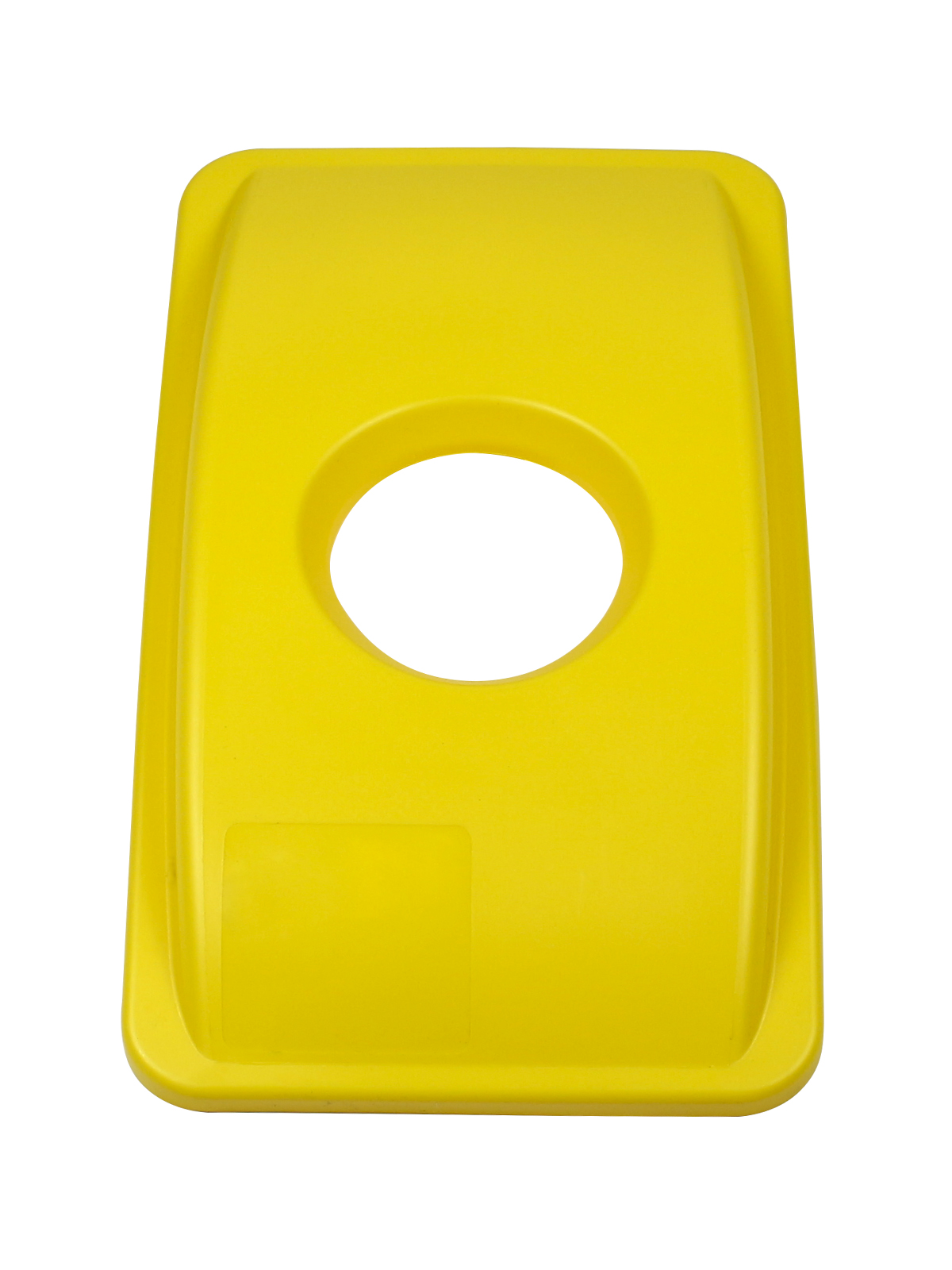 WASTE WATCHER – Single – Lid – Circle – Yellow