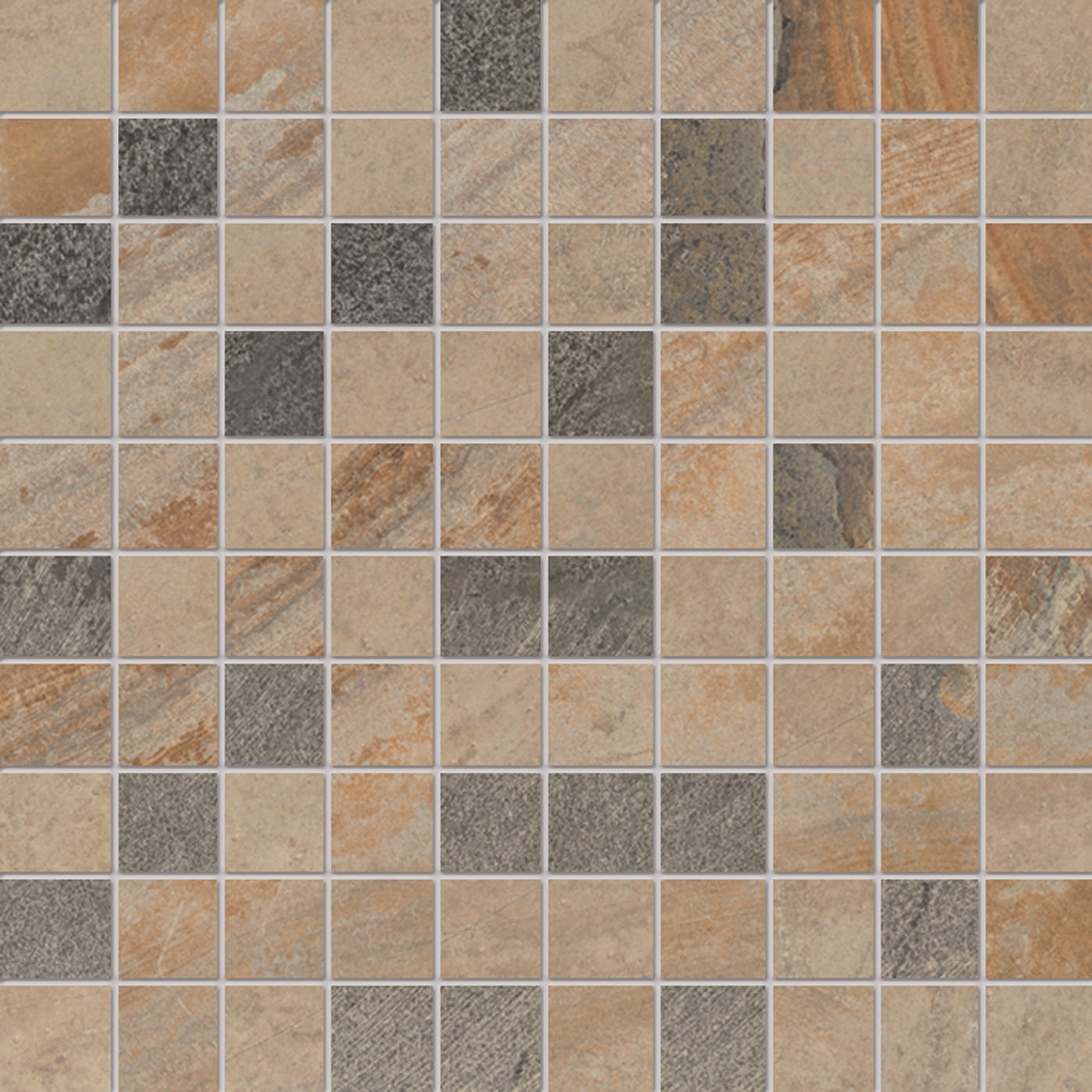 Epitome Rustic 1x1 Mosaic Matte Virginia Tile Company