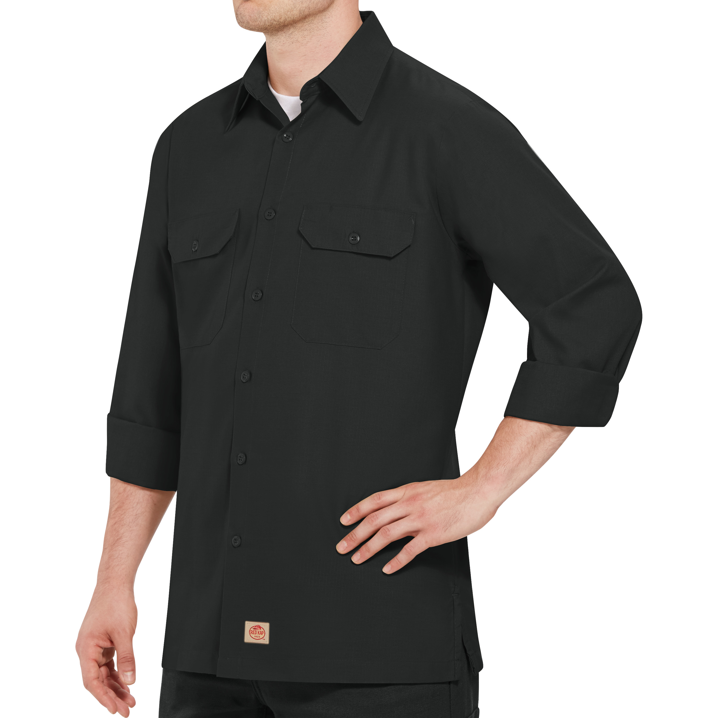 Red Kap Men's Long Sleeve Solid Rip Stop Shirt - Bild 7 von 19