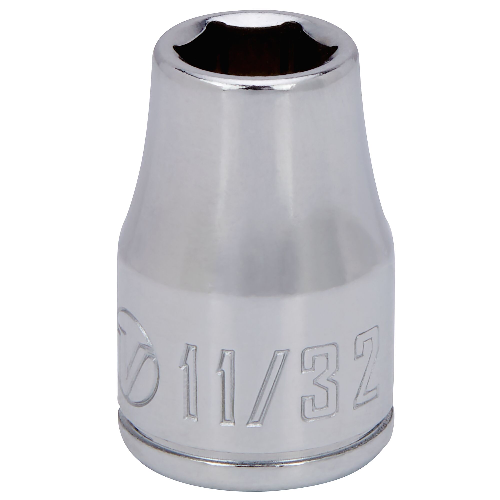 3/8 DR 6PT Shallow Socket 11/32 on white background