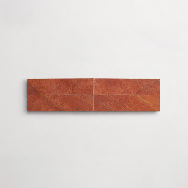 Lapidary | Cigar | Red Travertine | Honed