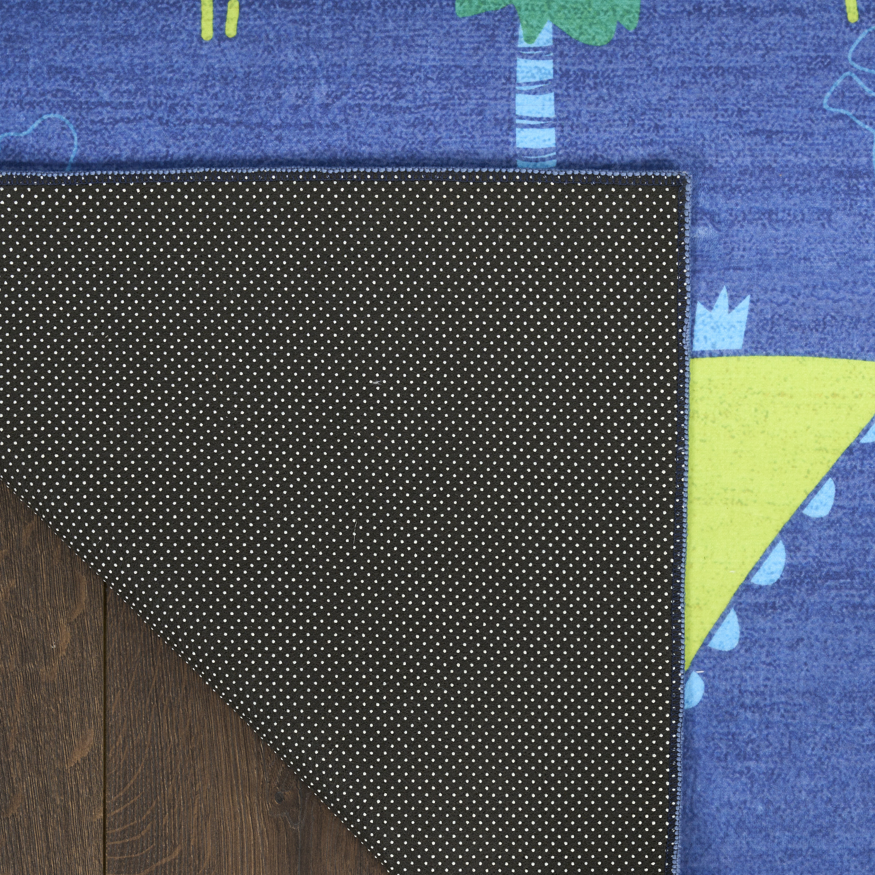Nourison Imagination 3'5" x 5' Navy Multicolor Kids Indoor Rug