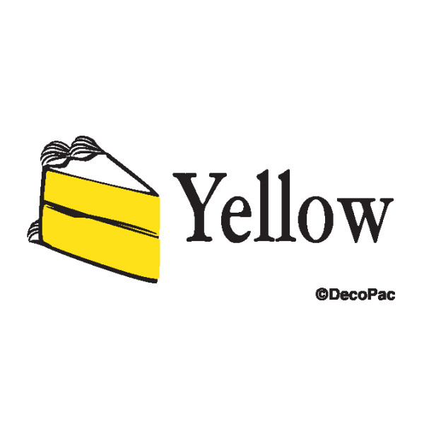 Yellow Promotional Label