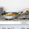 12-inch Wear-Ever® aluminum fry pan with SteelCoat x3™ nonstick coating and silicone TriVent handle