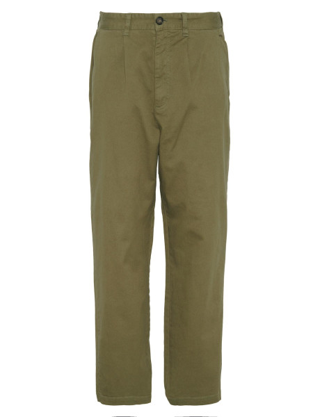 Pantaloni in tessuto stretch lavato dalla vestibilità comoda Pantaloni in tessuto stretch lavato dalla vestibilità comoda