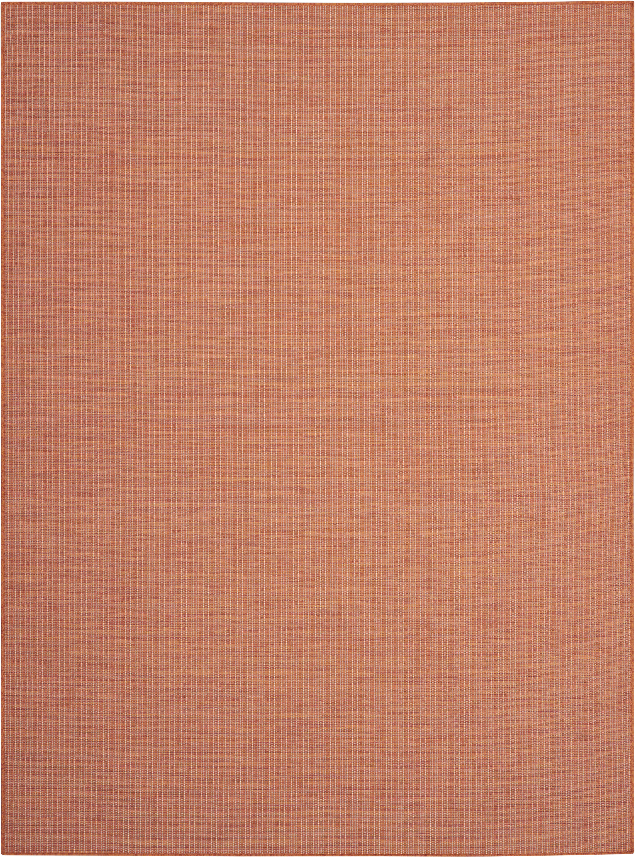 Nourison Positano 8' x 10' Terracotta Modern Rug