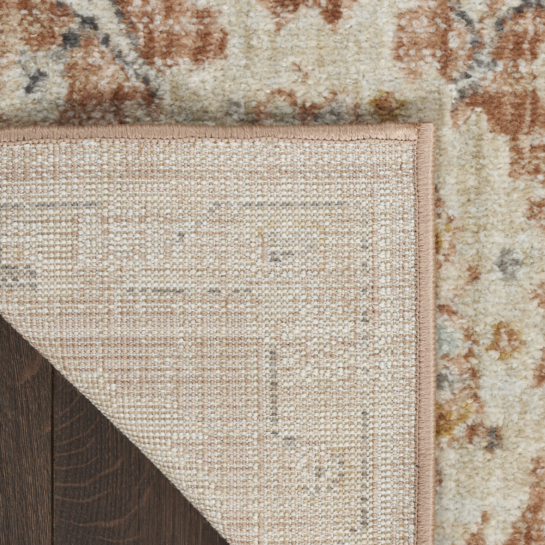 Nourison Oushak Home 8' x 9'10" Rust Vintage Indoor Rug