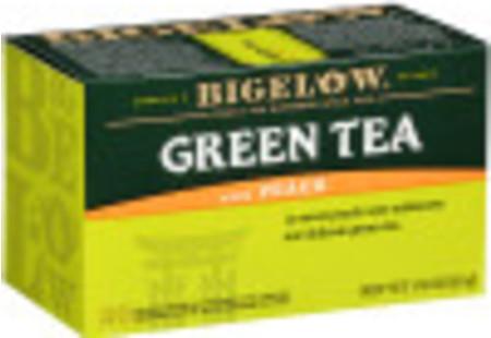 Green Tea with Peach - Case of 6 boxes - total of 120 teabags