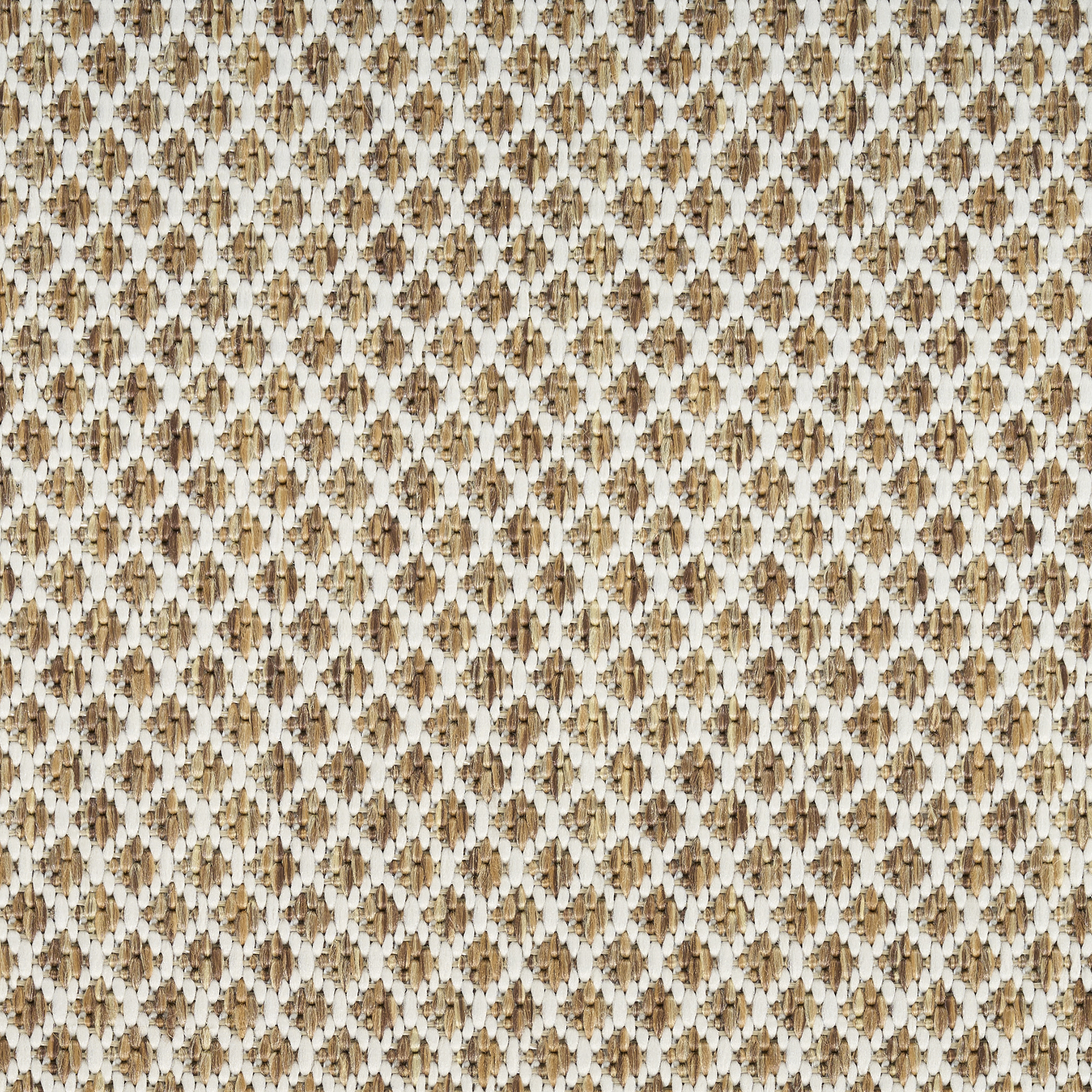 Nourison Courtyard 8' x Round Jute Ivory Modern Rug
