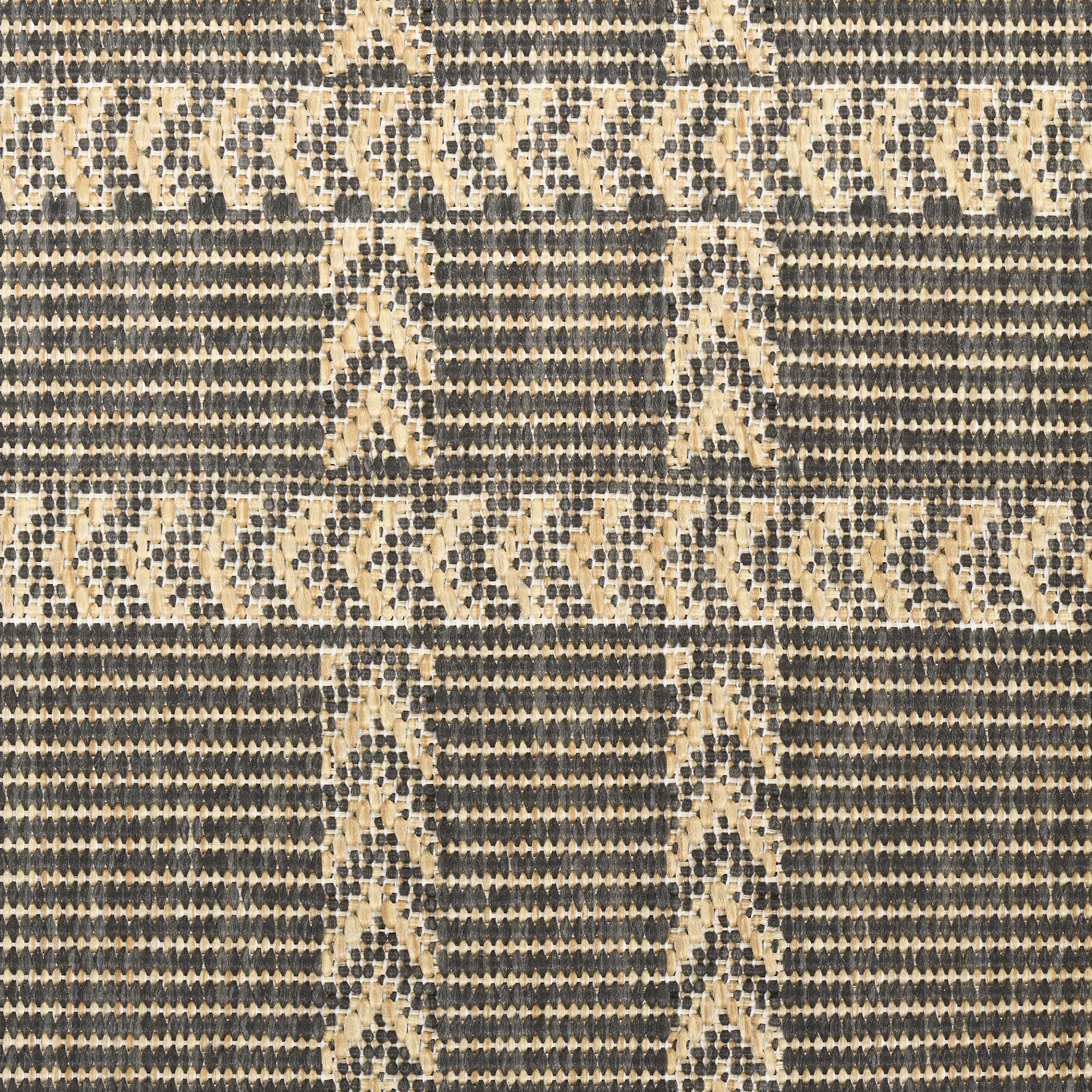 Nourison Horizon Indoor/Outdoor 6' x 9' Charcoal Modern Rug