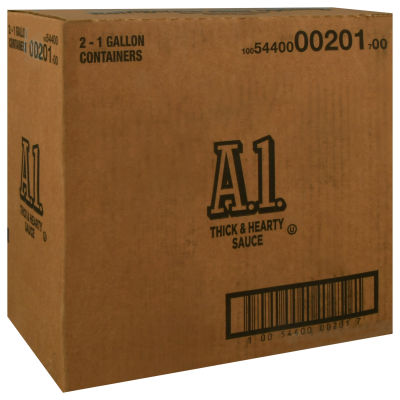 A.1. Thick & Hearty Steak Sauce, 1 gal. Jugs (Pack of 2)