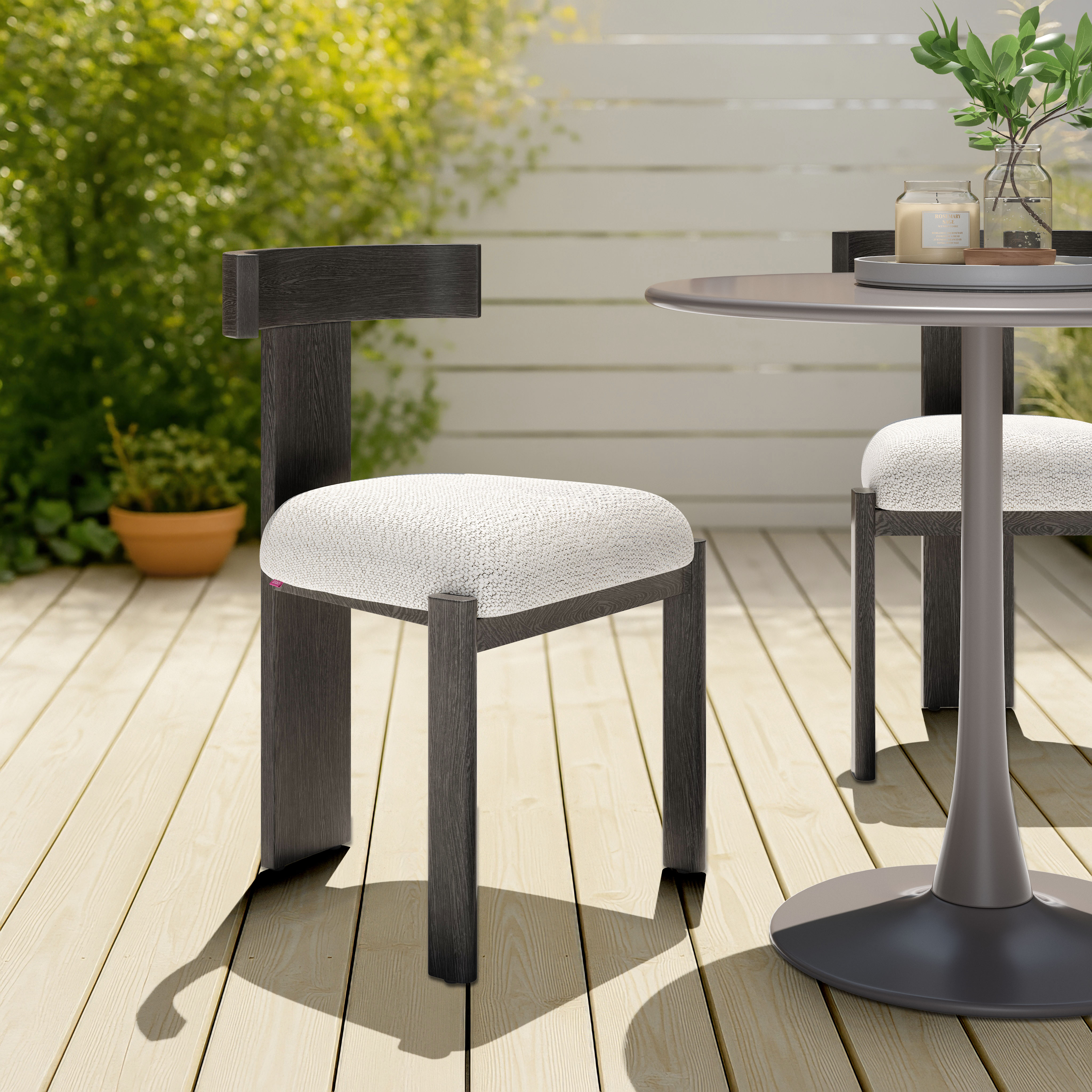 Tiana Dining Chair Black & Beige product image