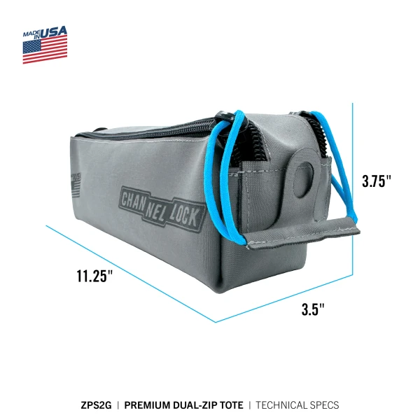 ZPS2G Premium Dual Zip Pouch with LASERLOCK Fabric™