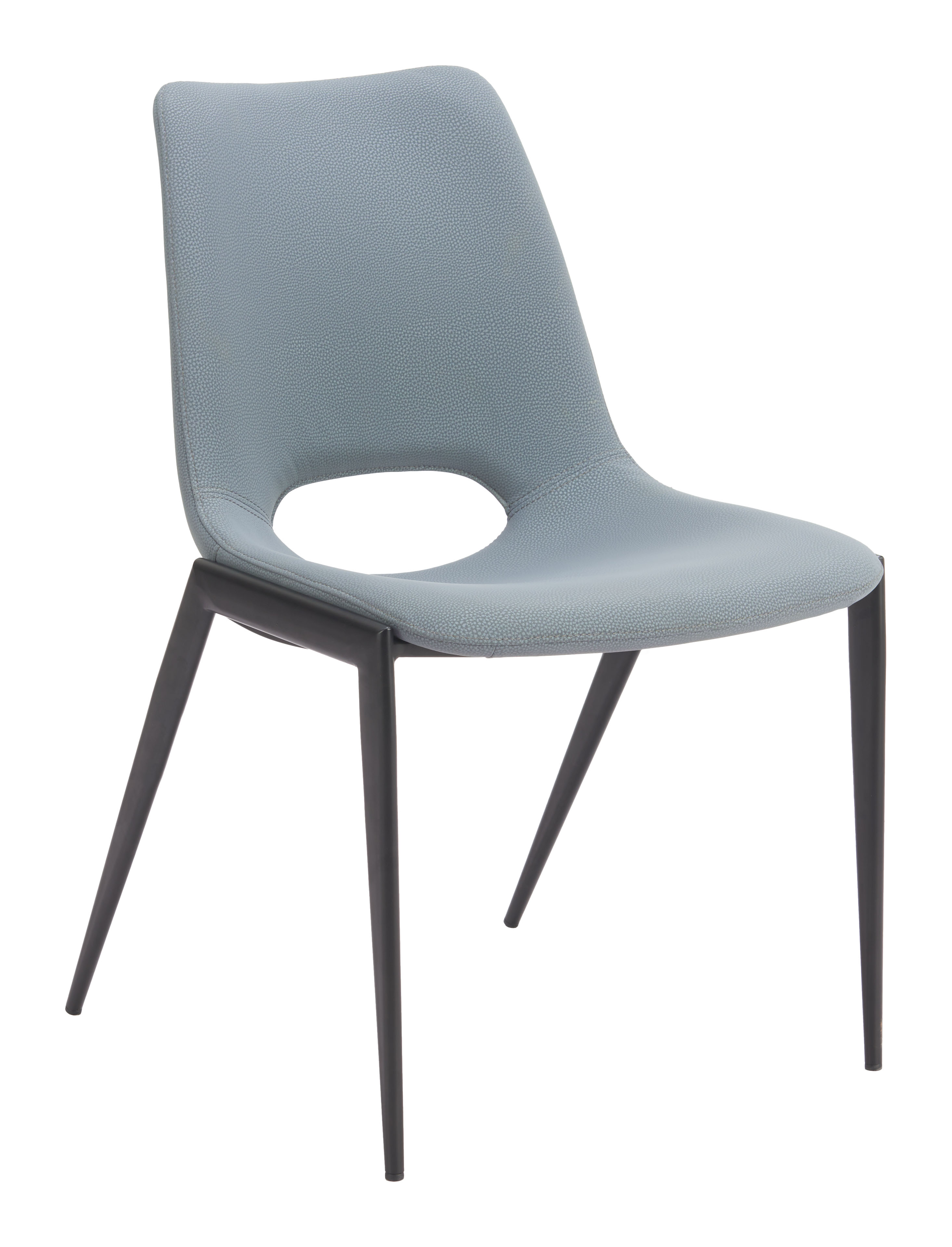 Desi Armless Dining Chair (Set of 2) Azure Gray product image