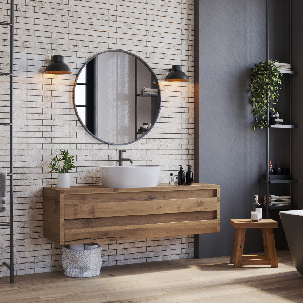 Sequoia Blanc 2-1/2 in. x 9-7/8 in. Ceramic Wall Tile