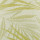 Woven textile with olive-green palm-leaf jacquard pattern; featuring overlapping raised leaf motifs; close-up view with even lighting, emphasizing the textured, tightly woven surface.