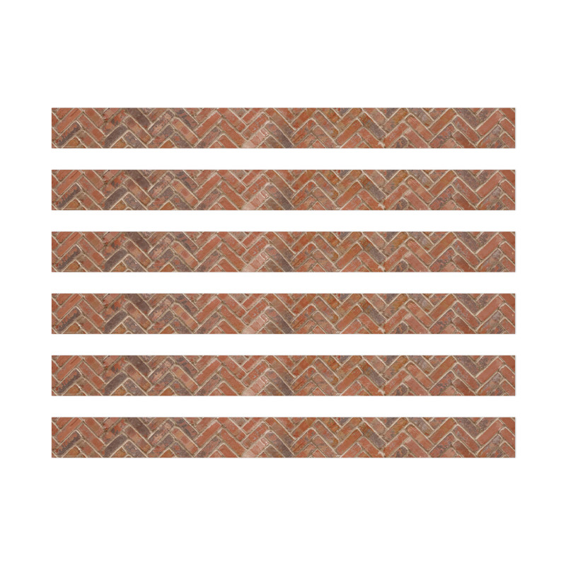 Curiosity Garden Brick Extra Wide Deco Trim®, 37 Feet Per Pack, 6 Packs