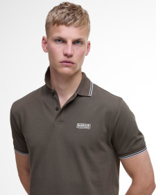 Evan Short-Sleeved Polo Shirt Major Brown