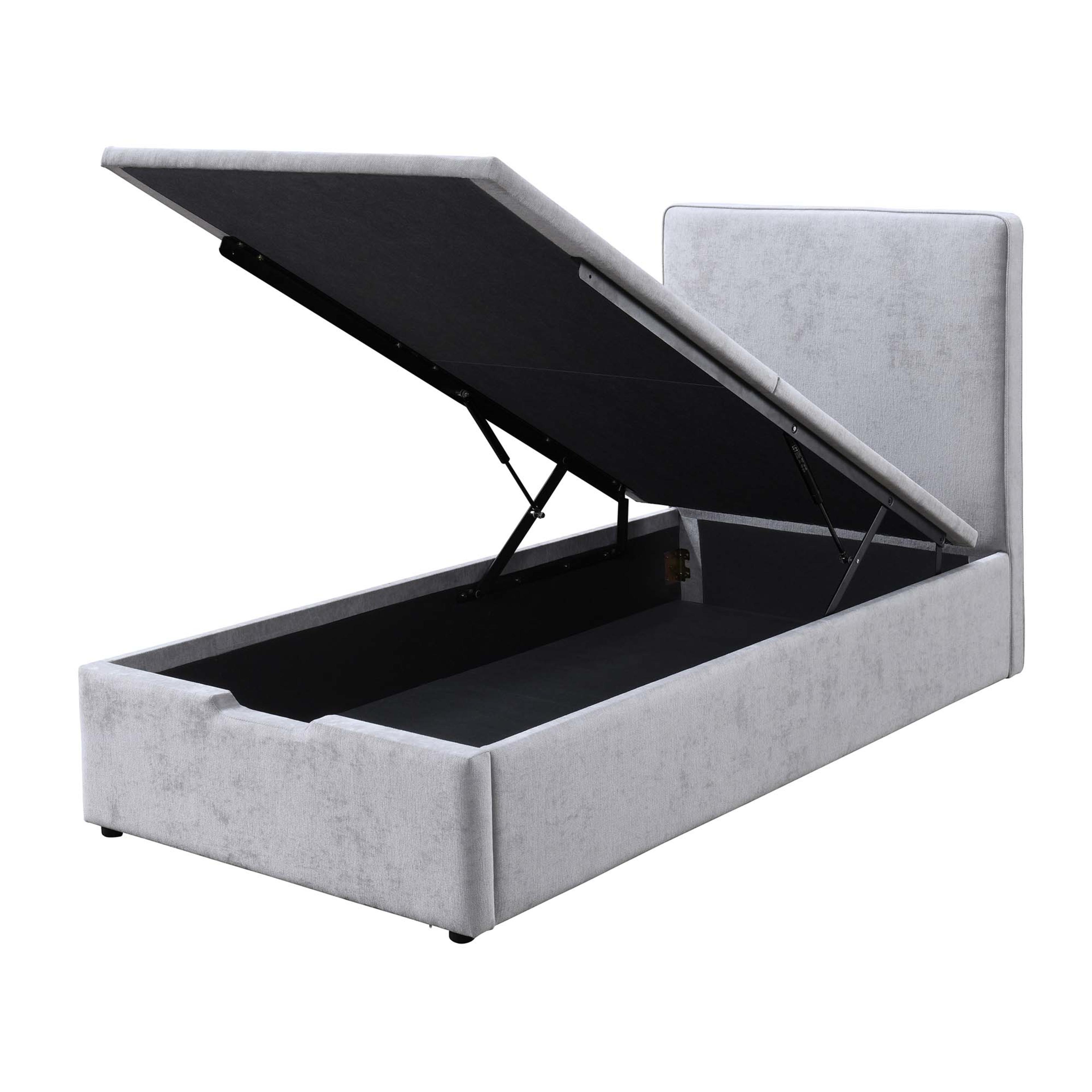 Product image of the  Orlando Bed Frame, Gas Lift Base, Stone from Forty Winks