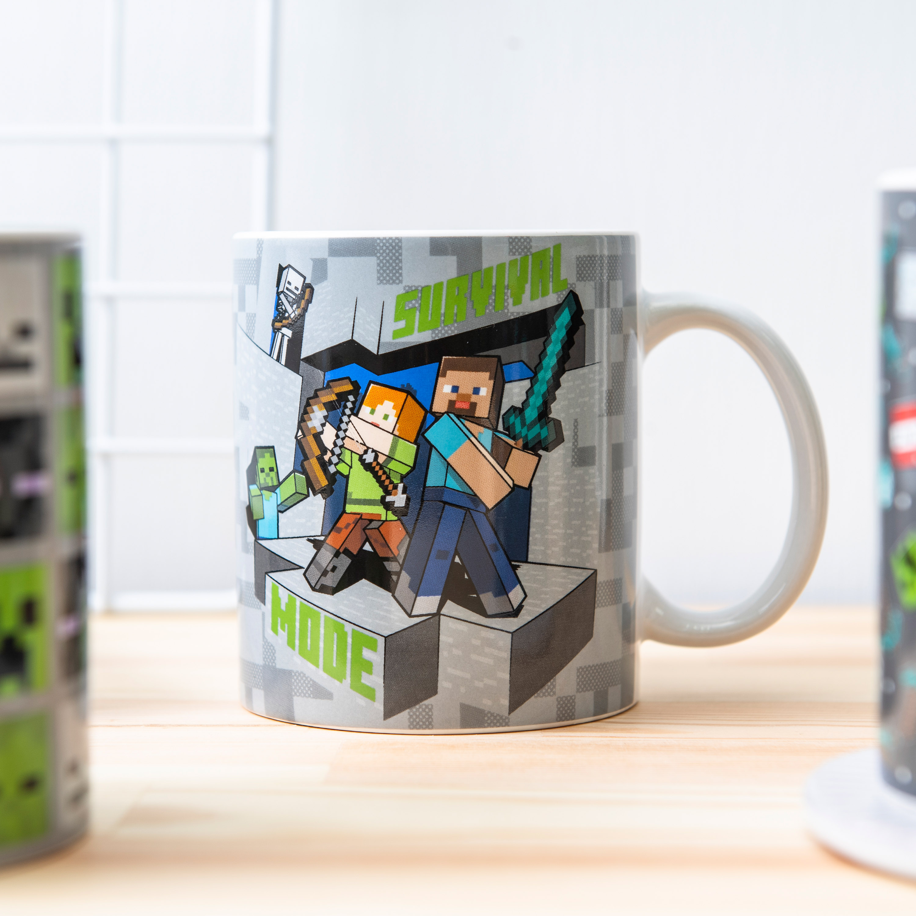 Minecraft Coffee Mug, Assorted Characters, 4-piece set slideshow image 6