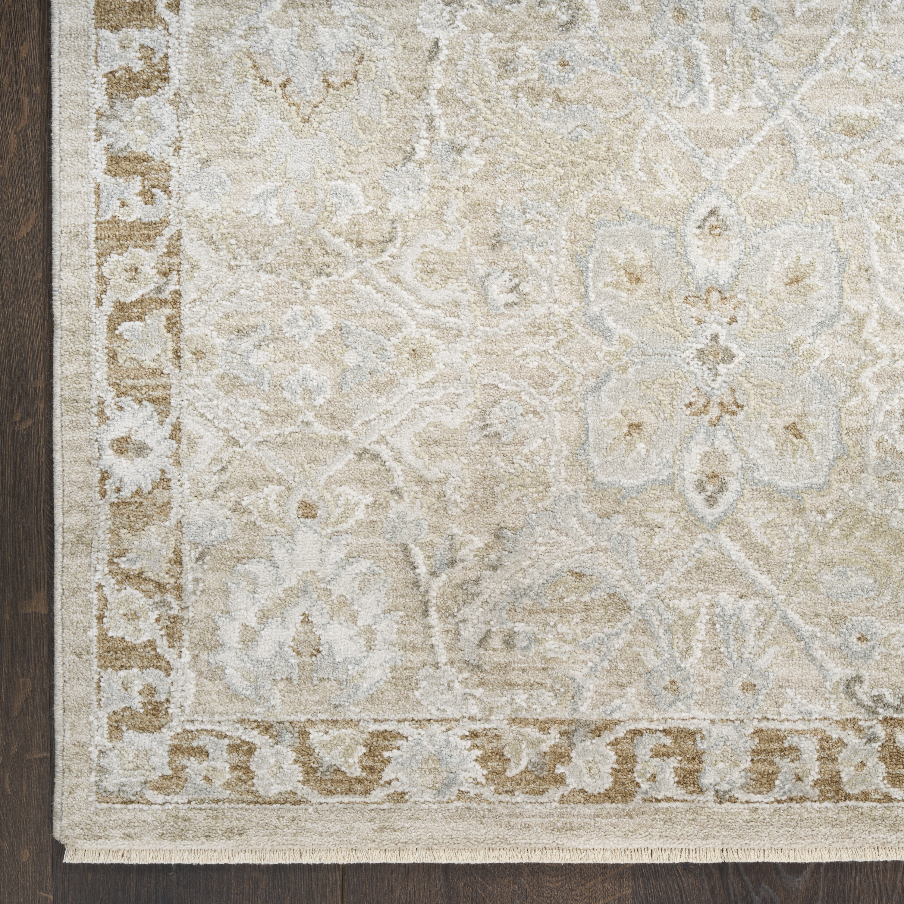 Nourison Envy 9'3" x 12'7" Taupe Vintage Indoor Rug