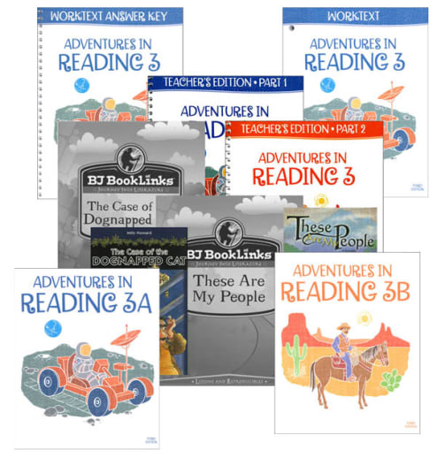 BJU Press Reading 3 Home School Kit 3rd Edition