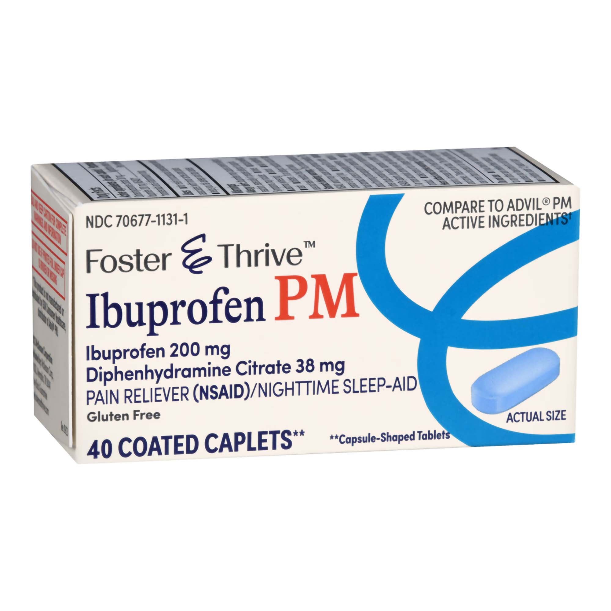 Foster & Thrive™ Ibuprofen PM Coated Caplets