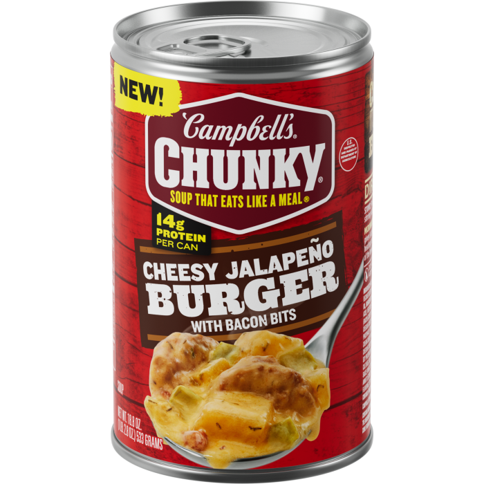 Cheesy Jalapeño Burger with Bacon Bits