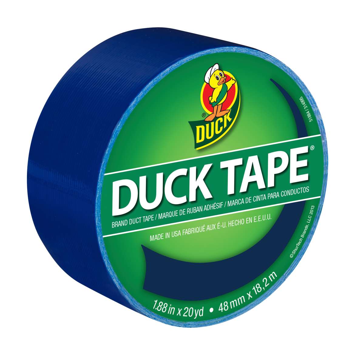 Color Duck Tape® Brand Duct Tape - Blue, 1.88 in. x 20 yd. Image