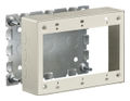 HBL500/HBL700/HBL750 Series Standard Box Steel 3-Gang Ivory 1.75 L x 4.54 H x 6.45 W in.