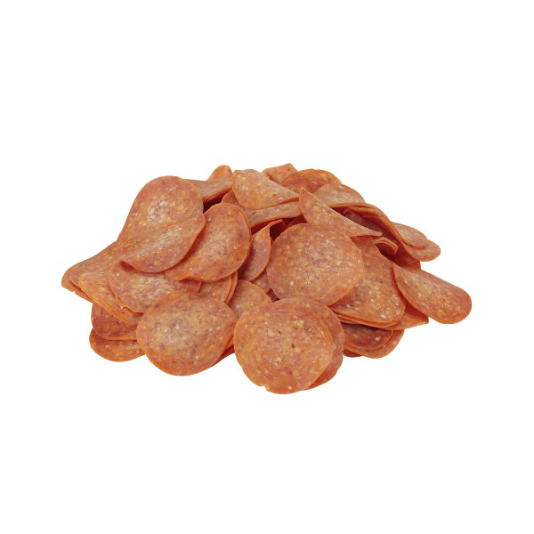 HORMEL(r) THE PERFORMANCE PEPPERONI(r), Hot, 18 slices per oz, 2/12.5 lb . C1C0 - Front Center Out of Package (Hi Res)