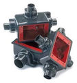 Plasti-Bond REDH<sub>2</sub>OT FDL Cast Device Box PVC Coated Steel 2.69 in. D 1-Gang (2) 3/4 in. Feed-Thru Hubs