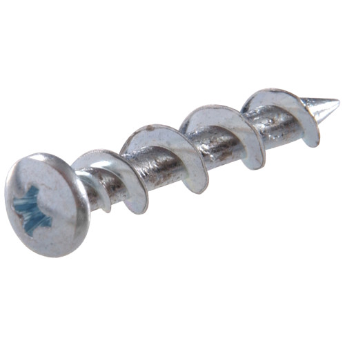 WALLDOG Screw & Anchor In One! Chrome Plated Pan Head Phillips 3/16